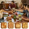 thumbnail image 4 of Air Fryer Disposable Paper Liner 100Pcs Square Parchment Paper Liners 8In Non-stick Unbleached Water & Oil Proof Airfryer liners for Microwave Oven baking & cooking, 4 of 9