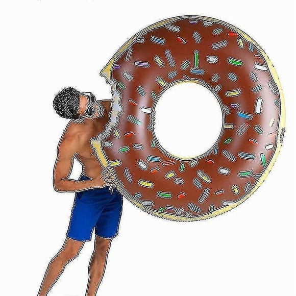 Pool Floats Loungers 70cm Inflatable Donut Swimming Ring Giant Pool Float Toy Beach Adult Swimming Circle_Perfect Gift