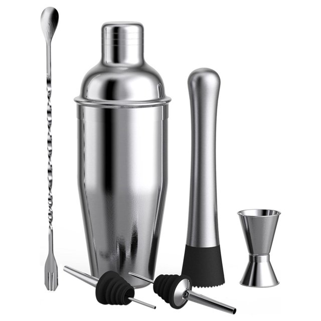Rongfmy Pro Shaker Martini Shaker Set Drink Mixer Set for Parties Home