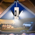 thumbnail image 2 of Bowayaoa Telescopic Folding Camping Light Rechargeable, 3-Mode Flashlight Outdoor Waterproof Hanging Lamp, Multifunctional Plastic LED Lantern with Hook for Tent Hiking Emergency, 2 of 7