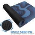 thumbnail image 2 of Japanese-Inspired Gaming Mouse Pad - Blue & White Wave, XL, Stitched Edges, 2 of 7