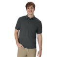 thumbnail image 2 of Hanes Mens CottonBlend EcoSmart Jersey Polo With Pocket 2-Pack, 3XL, 2 of 7