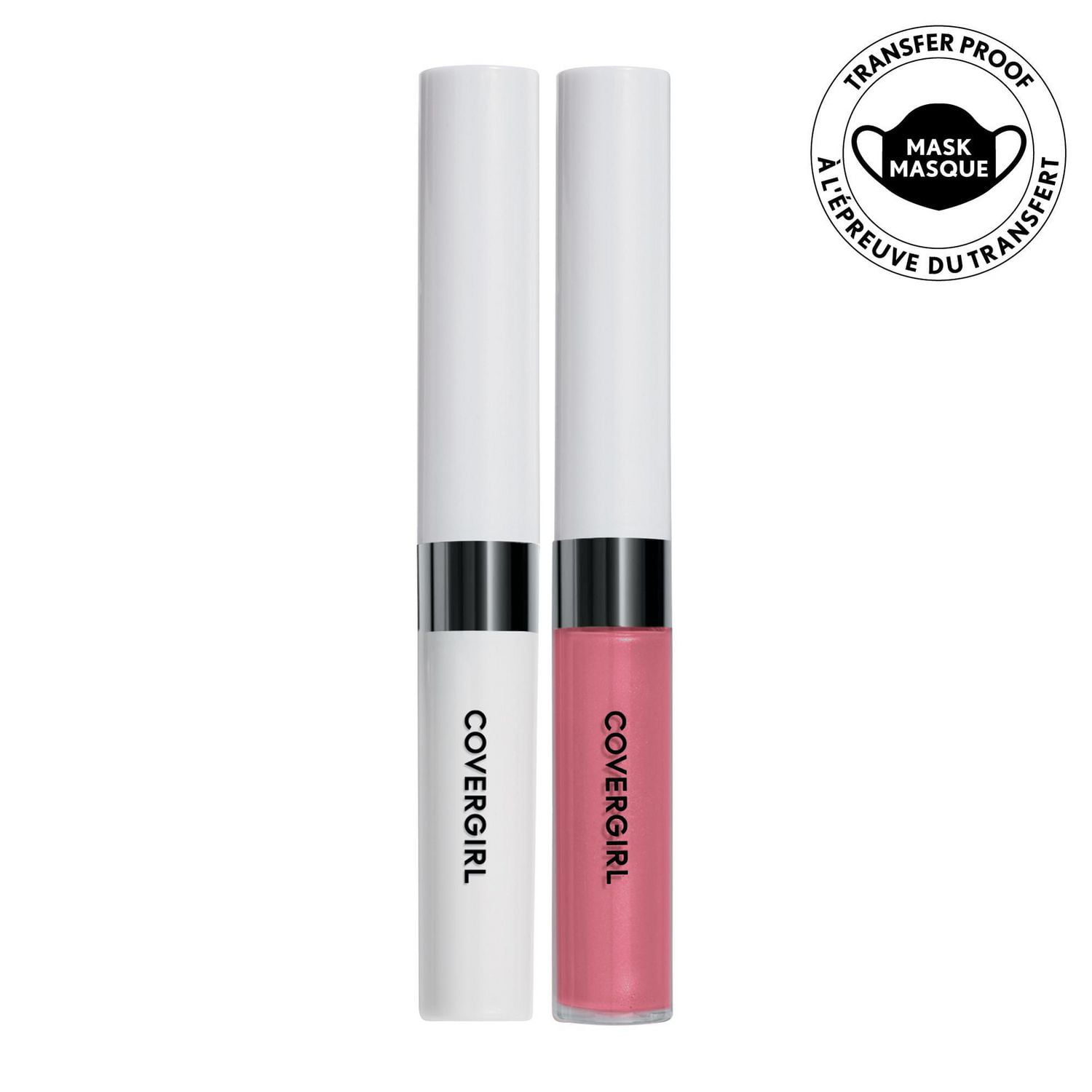 COVERGIRL Outlast All-Day Rouge à lèvres, couvrance longue durée, système facile en deux étapes, formule hydratante, résistant aux transferts, 100 % sans cruauté