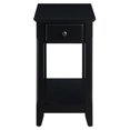 thumbnail image 4 of ACME Bertie Table d'Appoint en Bois avec Tiroir de Rangement et Tablette à 1 Niveau, Noir, 4 of 7
