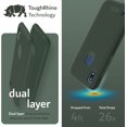 thumbnail image 4 of TUDIA pour Consumer Cellular Verve Connect Z6103 Étui de Téléphone, [MergeGrip] Double Couche Mince Robuste Antidérapant Étui Robuste (Vert Pin), 4 of 5