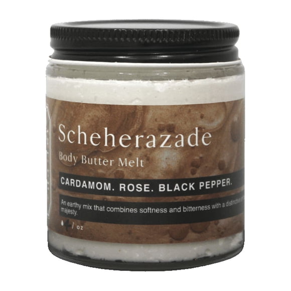 Chemnist Body Butter Lotion - Schéhérazade (Arôme Cardamome, Rose, Poivre Noir) (4 Oz)