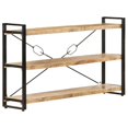 thumbnail image 5 of vidaXL 3-Tier Industrial Adult Bookcase - 140x30x80 cm - Solid Mango Wood, 5 of 5