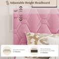 thumbnail image 4 of Kojooin Heavy Duty Platform Bed Frame, Adjustable Upholstered Headboard with Strong Wooden Slats, 4 of 8