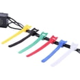 thumbnail image 3 of yeacher Reusable Nylon Hook and Loop Cable Ties - 10x150mm, Multi-Color Options for Home, Office, and Outdoor Use, 3 of 6