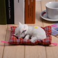 thumbnail image 4 of Noref Simulation Cat Toy, Plush& Cloth Material Simulation Cat, Christmas Gifts Good Gift For Kids Simulation Sleeping Cat Fine Decoration At Home, 4 of 8