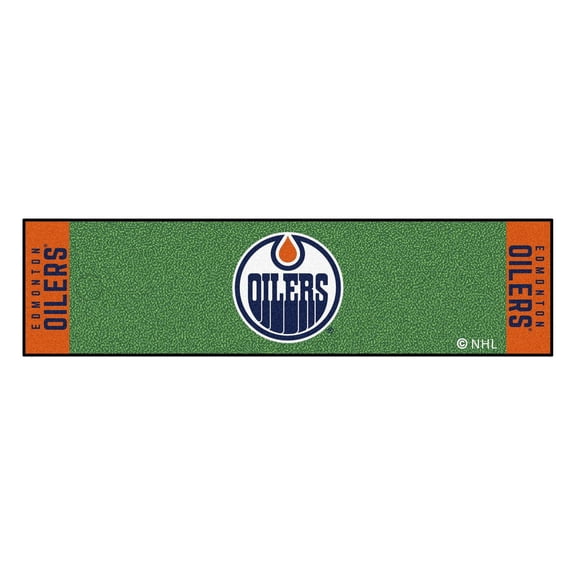 LNH - Tapis de golf des Oilers d'Edmonton 18 x 72 pouces