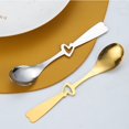 thumbnail image 4 of Gkeoshab Tableware Stainless Spoon Handle Spoon Dessert Spoon Coffee Spoon Stirring Spoon Rice Spoon Souvenir Spoon Kitchen Tableware Home & Garden, 4 of 5