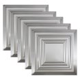 thumbnail image 1 of Great Lakes Tin 2ft x 2ft Tin Ceiling Tiles 5 Pack, Tin-Plated Steel, Class A Fire Rated, 1 of 6