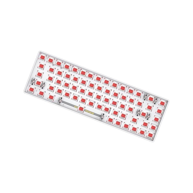 TESTER68 2-Mode Wireless BT5.0 and 2.4G Mechanical Keyboard Kit red brown Option 3