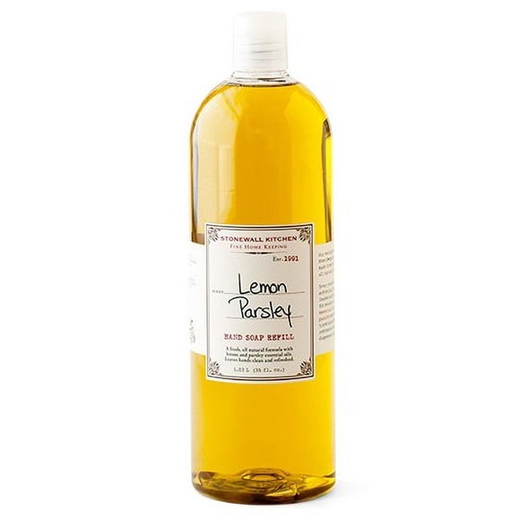 Stonewall Kitchen Recharge de Savon pour les Mains Citron Persil 35 Onces