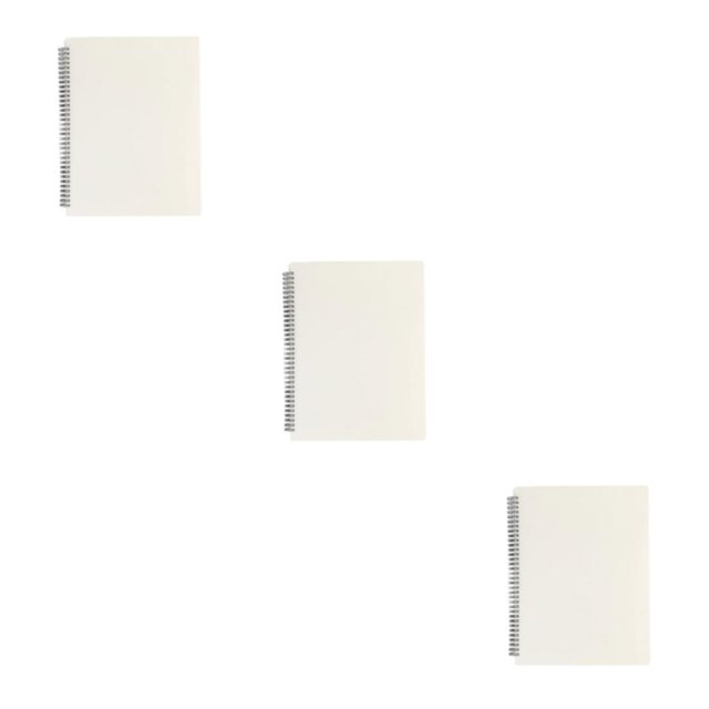 mmirethe A4 Music Folder Elegant Secures Musical Notes Lightweight And Portable white 3Set