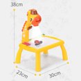 thumbnail image 3 of Riwcyla Multi,function Drawing Table Learning Desk with Function Trace and Draw Projector Art Drawing Board 24 Patterns Projection Tracing Painting Table Projection Sketchpad (Pink), 3 of 6