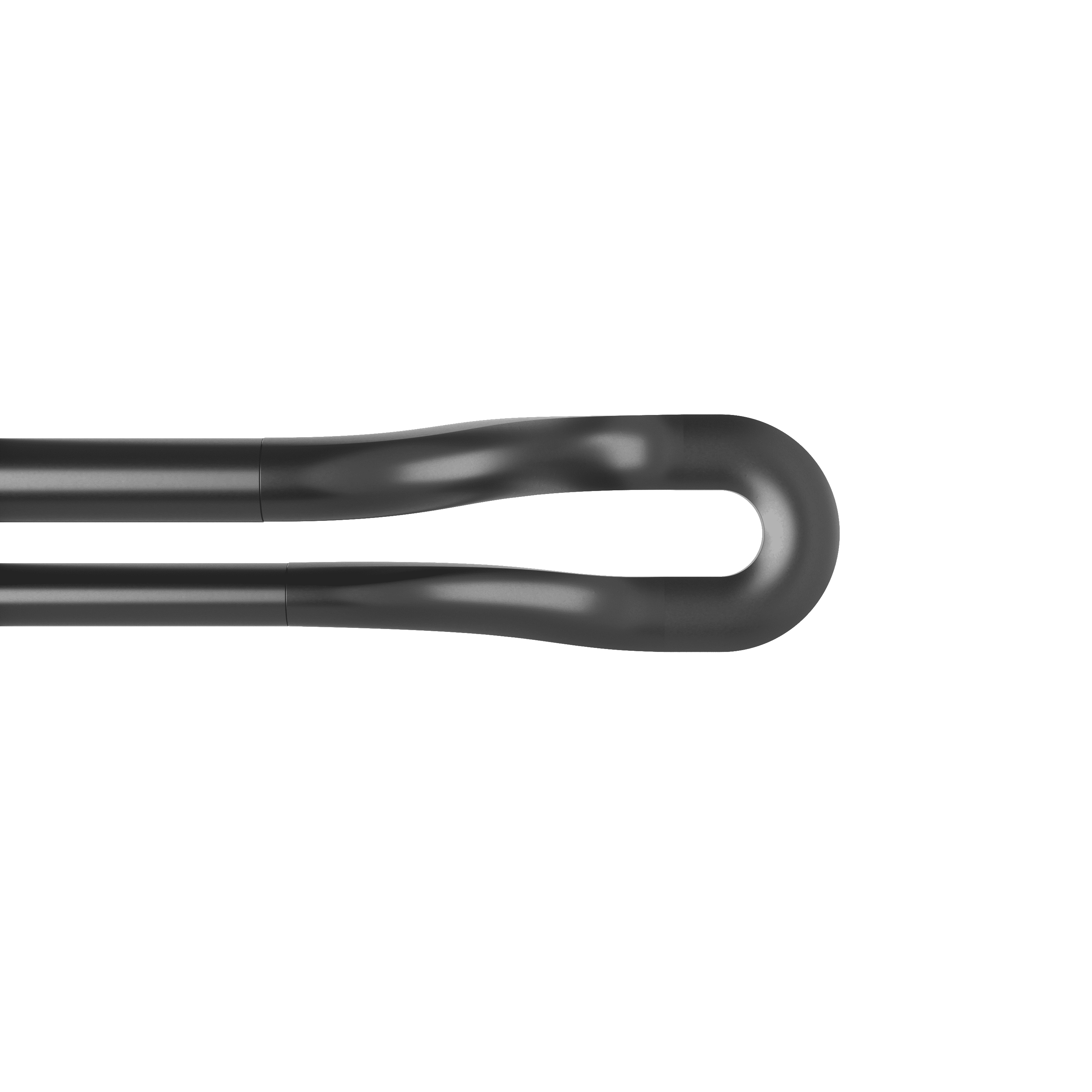 Umbra Midnight 3/4" Double Window Curtain Rod 42-120" Black