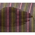 thumbnail image 4 of oneOone Viscose Chiffon Fabric Stripe & Floral Block Print Fabric By Yard 42 Inch Wide, 4 of 4