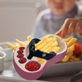 thumbnail image 3 of DOLITY Ceramic French Fries Dish Feet Shaped Chip Serving Dish Bowl for Kitchen Blue, 3 of 8
