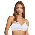 thumbnail image 1 of Bestform 97086248 Striped Wireless Cotton Bra with Lightly-Lined Cups, 1 of 7
