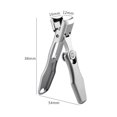 thumbnail image 3 of Dvkptbk nail clippers Antisplash Nail Clippers Set-stainless Steel File + Portable Iron Case Nail Tools, 3 of 9