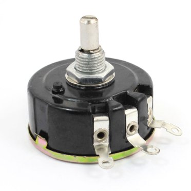 Unique Bargains WX111 030 10K Ohm 5% 3W 6mm Shaft 3Pin Wirewound Variable Resistor Potentiometer