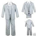 thumbnail image 1 of BABY, TODDLER & BOY WEDDING  PARTY FORMAL no tail TUXEDO SUIT LT. GRAY  S -20, 1 of 7