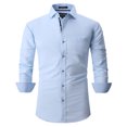 thumbnail image 1 of Mens Dress Shirts Regular Fit Long Sleeve Men Shirt, 1 of 5