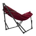 thumbnail image 2 of Tranquillo Universal 116" Double Hammock with Adjustable Stand and Bag, Red, 2 of 12