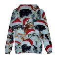 thumbnail image 5 of Pull de Noël Décontracté pour Hommes Mode Impression Numérique en Polaire à Capuche, 5 of 5