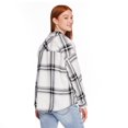 thumbnail image 3 of No Boundaries Women's Oversized Flannel Shirt, 3 of 6