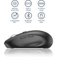 thumbnail image 4 of Souris Sans Fil Bluetooth MD165, Souris d'Ordinateur Rechargeable 2,4 G&BT à Double Mode avec Récepteur, Souris Silencieuse Compacte et Portable pour Ordinateur Portable, PC, MacBook, Windows, Android, Mac, iPad, 4 of 7