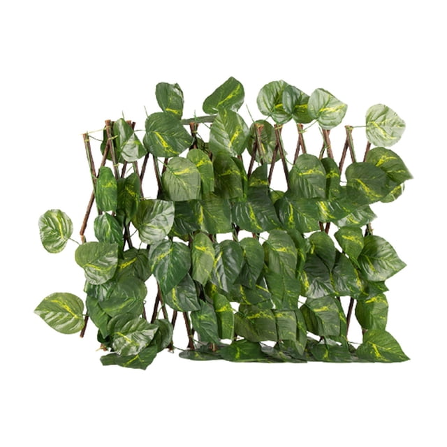 Outdo Expandable Trellis Artificial Leaves Fence Privacy Screening Leaves