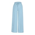thumbnail image 3 of AUNVITO Women's Plus Size Casual Drawstring Sweatpants with Pockets for Sporty and Comfortable Style, 3 of 6