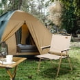 thumbnail image 2 of Outsunny Chaise de Camping Pliante, Fauteuil Portatif, Kaki, 2 of 10