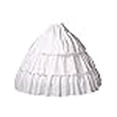 thumbnail image 3 of BEAUTELICATE Jupon pour Filles 100 % Coton Crinoline Jupon pour Enfants Robe à Fleurs Combinaisons, 3 of 4