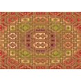 thumbnail image 1 of Ahgly Company Machine Washable Indoor Rectangle Transitional Yellow Area Rugs, 8' x 12', 1 of 7