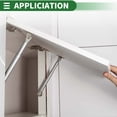 thumbnail image 3 of Unique Bargains 2 Set 4lb/20N/2kg 10inch/245mm Lift Supports Struts Silver Tone for Car Truck RV, 3 of 7