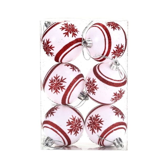 LSLJS Christmas Ball Ornaments Christmas Tree Decorations Ornament Set Shatterproof Ball Ornaments Hanging Decor for Party Tree Decoration Christmas Balls