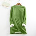 thumbnail image 4 of Meihcang Chandails en Molleton pour Femmes Grande Taille Graphique Arbre de Noël Col Rond Chandail d'Hiver Chaud Doublé Sherpa, 4 of 4