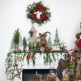 thumbnail image 3 of Northlight Vintage Style Truck with Frosted Tree Christmas Ornament - 4.5" - Red, 3 of 6
