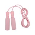 thumbnail image 2 of Corde, Améliorer les Réflexes Fil d'Acier Corde à Sauter Ajustable Grand Application Doubles Roulements pour Mise en Forme Rose, 2 of 8