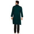 thumbnail image 4 of Atasi Indian Solid Kurta Pajama Set For MensMandarin Collar Casual Long-Wear Kurta, 4 of 7