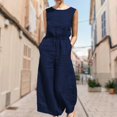 thumbnail image 3 of Combinaisons Amples pour Femmes Décontractées en Coton Combinaisons pour Dames Salopettes Taille Haute Combinaisons, 3 of 7