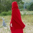 thumbnail image 4 of Simua Trench-Coat pour Femmes Cape à Capuche Long Ouvert Poncho Poncho Cardigan, 4 of 7