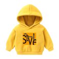 thumbnail image 1 of RXIRUCGD Mode Hauts à Manches Longues Décontractés pour Filles et Garçons, Jaune, Taille : 7 Ans, 1 of 2