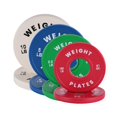 thumbnail image 1 of Yiwa 2 Inch Rubber Coated Strength Training & Barbell Lifting Bumper Plates for Gym, Home, 1 of 6