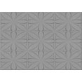 thumbnail image 1 of Ahgly Company Machine Washable Indoor Rectangle Transitional Platinum Gray Area Rugs, 4' x 6', 1 of 7