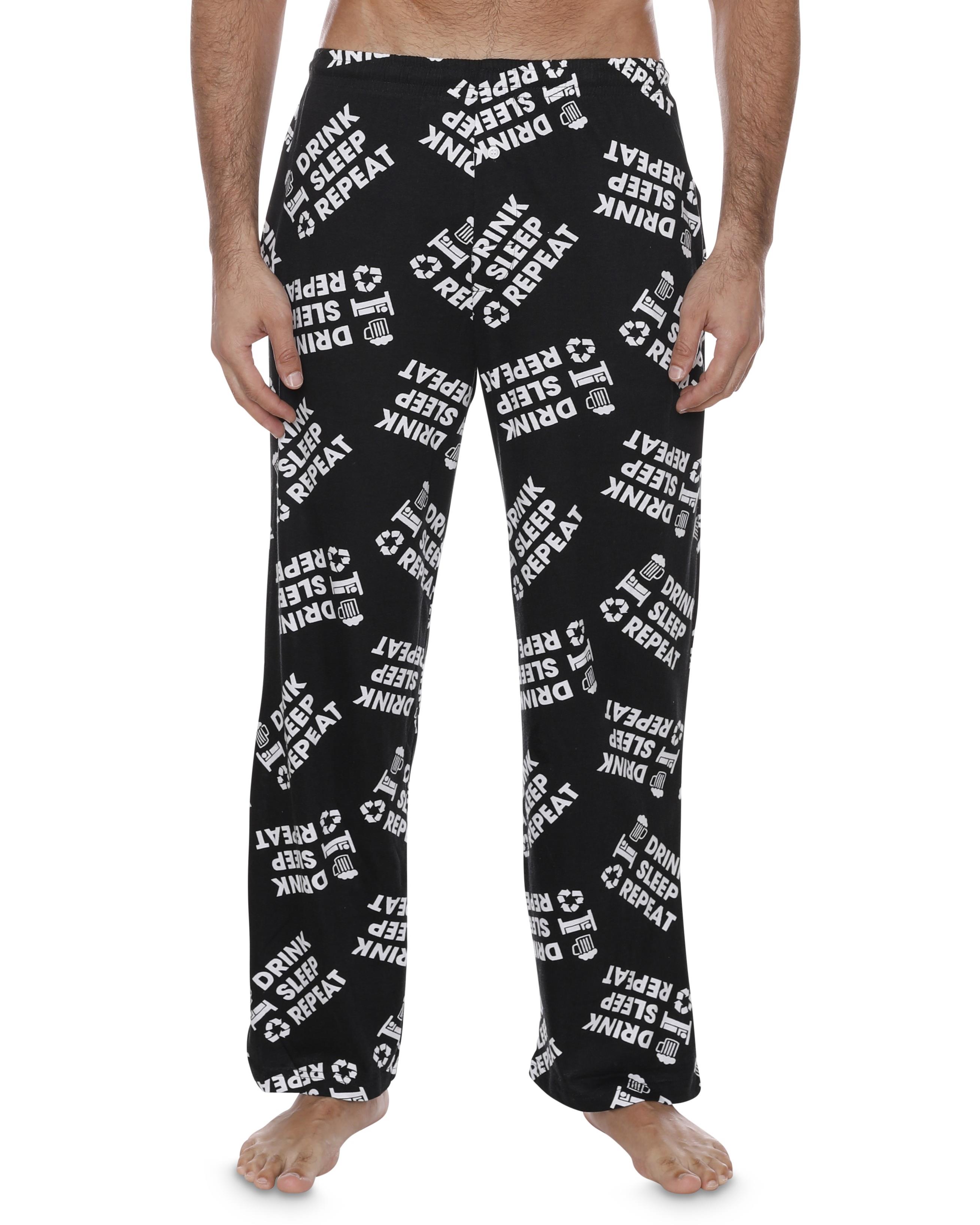 Fun Boxers Pantalon de Pyjama et de Détente pour Hommes à Imprimés Amusants « Spectacle Me The Money »